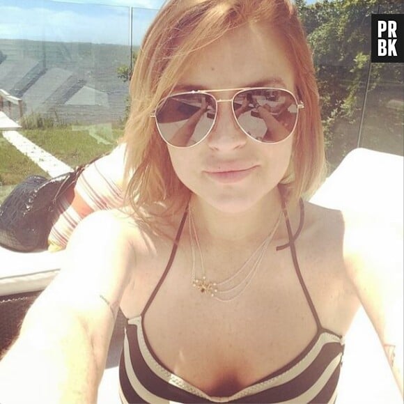 Lindsay Lohan, selfie en bikini