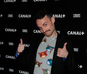 Jérôme Niel à la soirée Canal + au Festival de Cannes 2014, le vendredi 16 mai