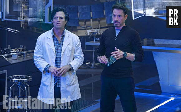 Avengers 2 : Mark Ruffalo et Robert Downey Jr sur une photo
