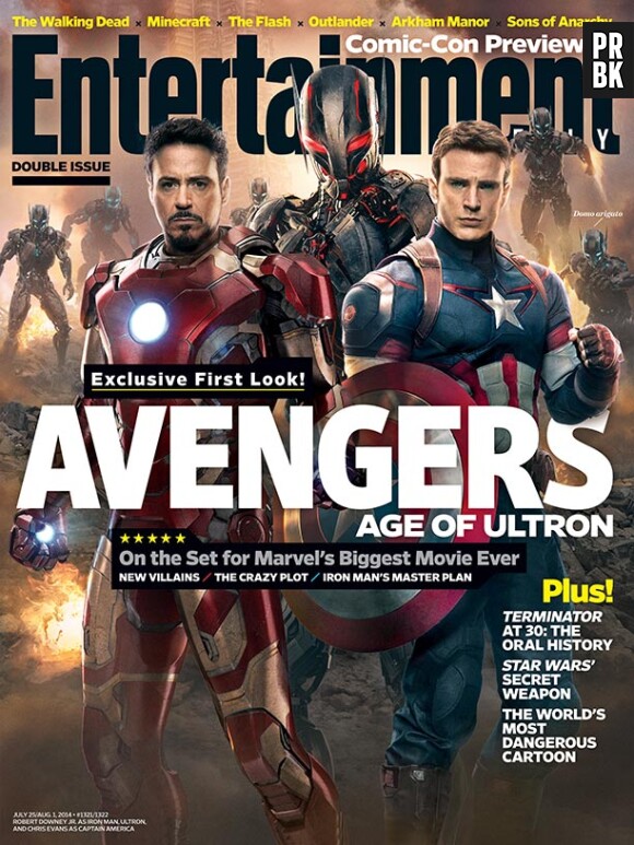 Avengers 2 en couverture du magazine Entertainment Weekly