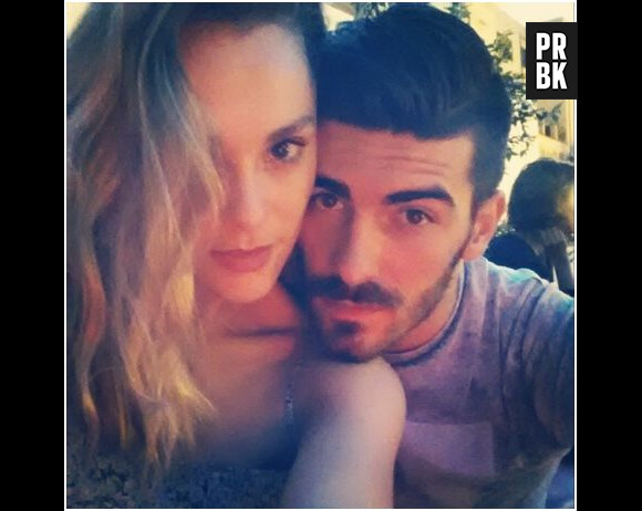 Joy Esther en couple avec Andrea : selfie en amoureux, à Rome le 2 juillet 2014