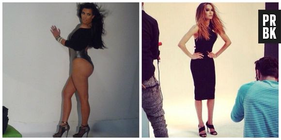Naya Rivera et Kim Kardashian : la photo cheveux dans le vent