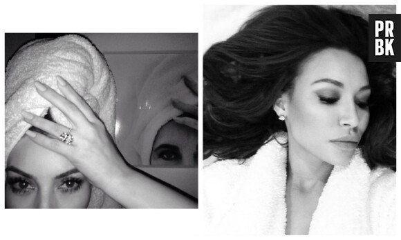 Naya Rivera et Kim Kardashian : la photo après le bain