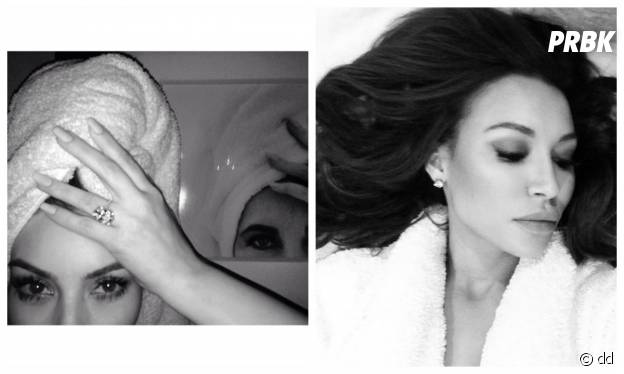 Naya Rivera et Kim Kardashian : la photo après le bain