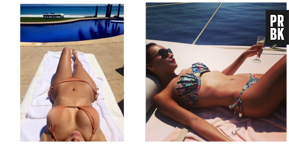 Naya Rivera et Kim Kardashian : la pose "regardez mon corps de rêve"