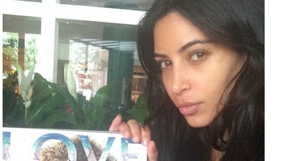 Kim Kardashian sans maquillage : selfie au naturel sur Instagram