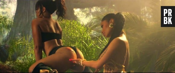 Nicki Minaj aime ses fesses, mais aussi celles de ses danseuses à moitié nues