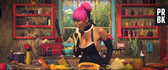 Nicki Minaj : simulation de fellation dans le clip Anaconda
