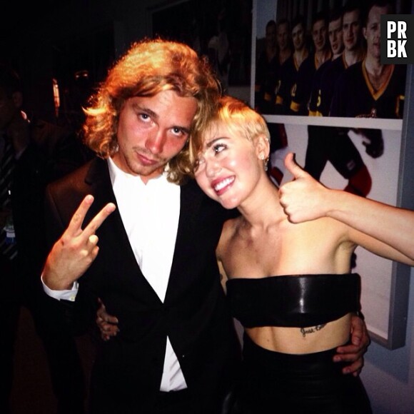 Miley Cyrus et son ami - sans-abri - Jesse aux MTV VMA 2014