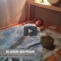 Il réveille son ami avec du wasabi dans la bouche : la blague qui pique !