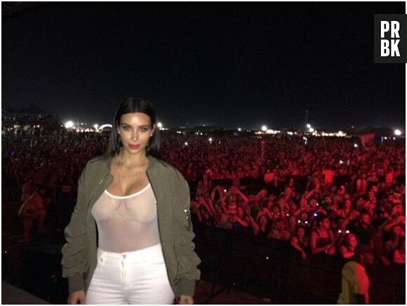 Kim Kardashian décolletée et transparente sur Instagram