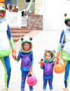 Alyson Hannigan et sa famille de grenouilles à Halloween 2014