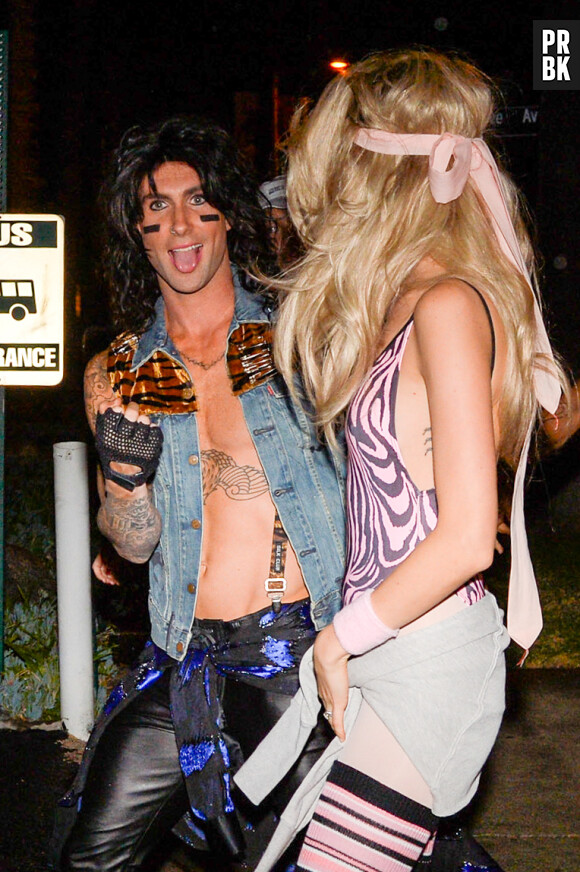 Adam Levine et Behati Prinsloo à Halloween 2014