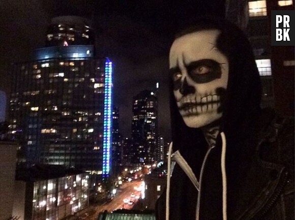 Halloween 2014 : Aaron Paul et son maquillage flippant
