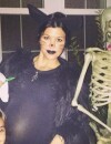 Kourtney Kardashian très enceinte et déguisée en chatte à Halloween 2014