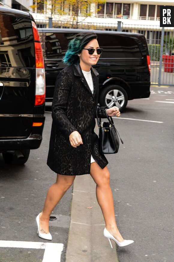 Demi Lovato à Paris le 21 novembre 2014