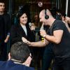 Demi Lovato et Cauet à Paris devant les studios de NRJ le 21 novembre 2014