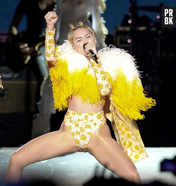 Miley Cyrus en concert en 2014