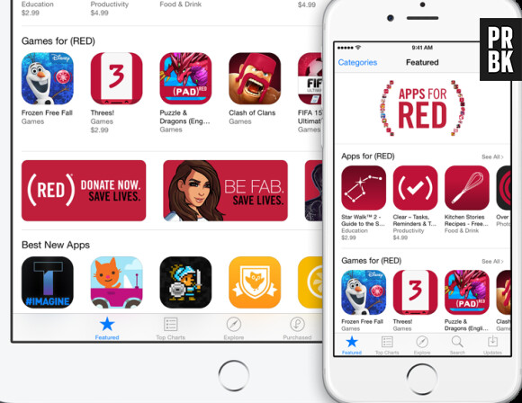 Apple : soutenez la recherche contre le sida avec les applis (RED)
