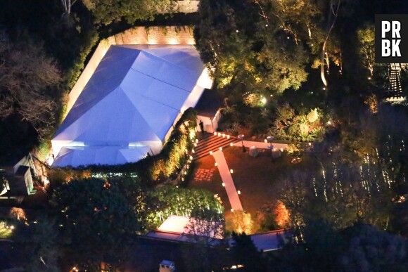 Cameron Diaz et Benji Madden : vue aérienne de leur maison après le mariage