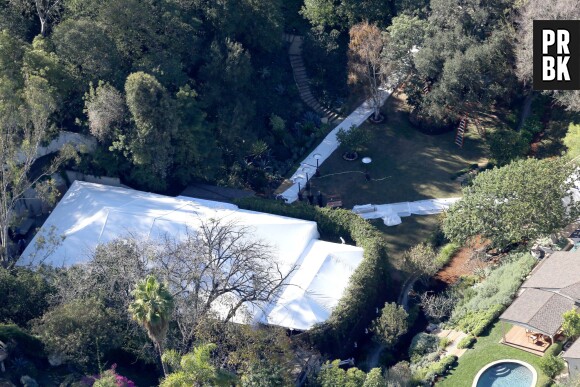 Cameron Diaz et Benji Madden : vue de leur maison de Beverly Hills où a eu lieu leur mariage