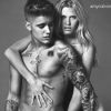 Justin Bieber et Lara Stone : campagne Printemps/été 2015 sexy pour Calvin Klein