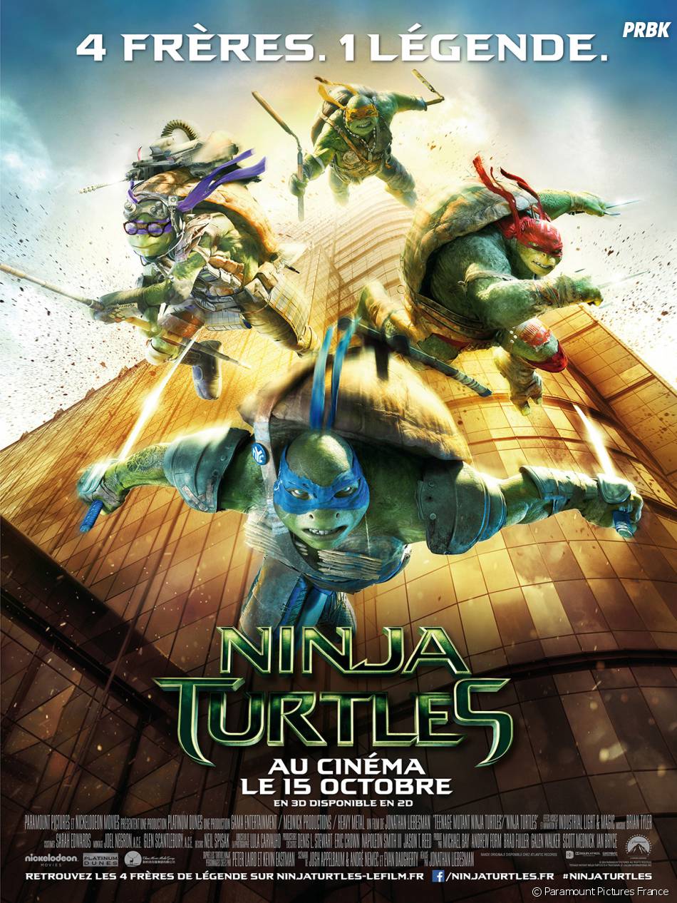 Ninja Turtles nommé aux Razzie Awards 2015