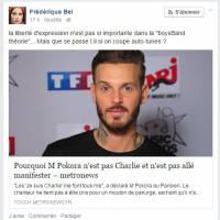 M. Pokora taclé par Frédérique Bel sur Facebook : &quot;il en a rien à foutre de la liberté d&#039;expression&quot;