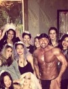 Lady Gaga et ses stripteasers lors de la Bachelorette party d'une amie, le 25 janvier 2015