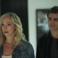  The Vampire Diaries saison 6, &eacute;pisode 14 : Caroline (Candice Accola) surprise sur une photo avec Stefan (Paul Wesley) 