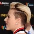 Scarlett Johansson : nouvelle coupe de cheveux sur le tapis rouge du gala G'Day USA, le 31 janvier 2015 à Los Angeles
