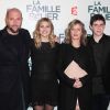 François Damiens avec Louane, Karine Viard et Luca Gelberg du casting de La Famille Bélier