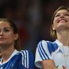 Jeny Priez et Géraldine Pillet, supportice de charme des handballeurs français