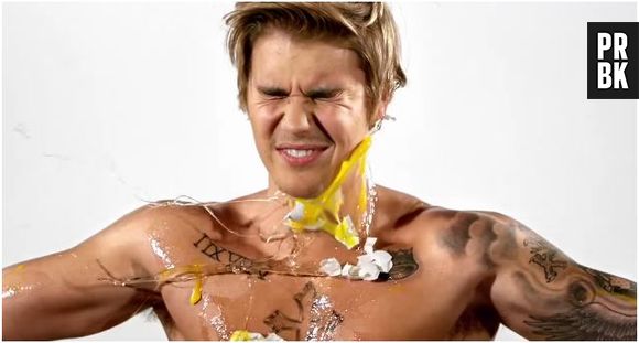 Justin Bieber attaqué par des oeufs dans la vidéo promo de Comedy Central