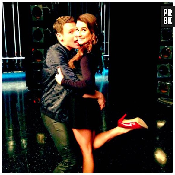 Glee saison 6 : JOnathan Gross et Lea Michele sur les plateaux pour la fin du tournage