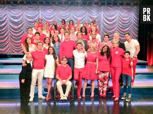 Glee saison 6 : photo des acteurs pour la fin du tournage