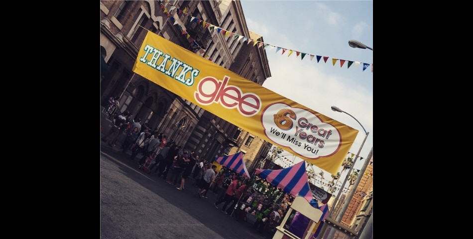 Glee saison 6 : une fête pour la fin du tournage