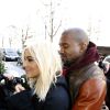 Kim Kardashian et Kanye West à Paris le 6 mars 2015