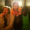 Jean-Baptiste Shelmerdine, Joy Esther et Issa Doumbia sur une photo Instagram