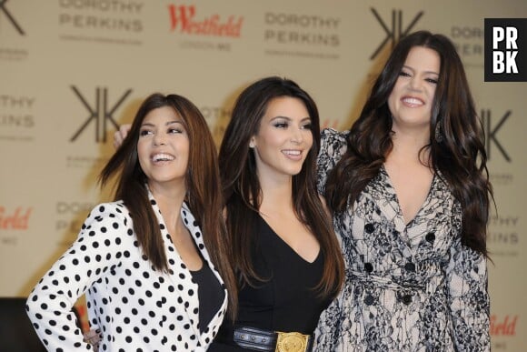Kim Kardashian et ses soeurs Kourtney et Khloe sur une photo