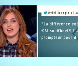 Alison Wheeler critiqu&eacute;e sur Twitter