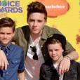 Brooklyn, Romeo et cruz Beckham aux Kids Choice Awards 2015, le 28 mars 2015 à Los Angeles