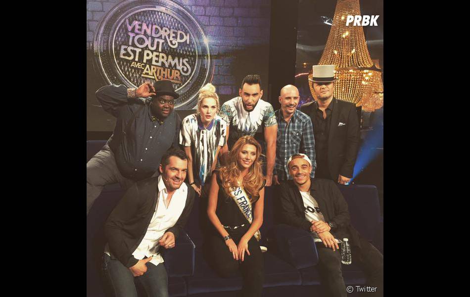 Issa Doumbia Arnaud Ducret Camille Lou Camille Cerf La Fouine Cartman Et Mister V Sur Le Tournage De Vendredi Tout Est Permis Purebreak