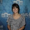 Estelle Denis au vernissage de l'exposition Harry Potter à la Cité du cinéma le 2 avril 2015