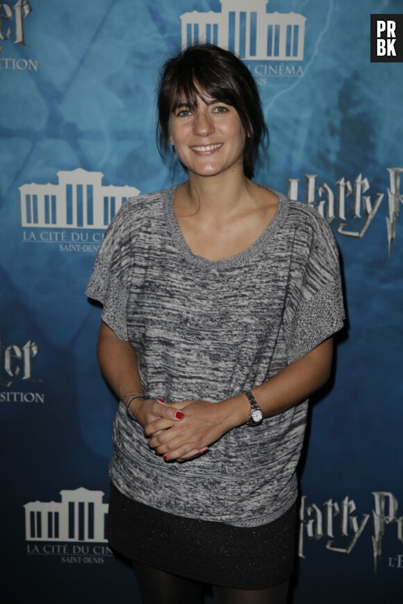 Estelle Denis au vernissage de l'exposition Harry Potter à la Cité du cinéma le 2 avril 2015