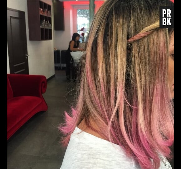 Anaïs Camizuli : sa coloration rose dévoilée sur Instagram le 8 avril 2015