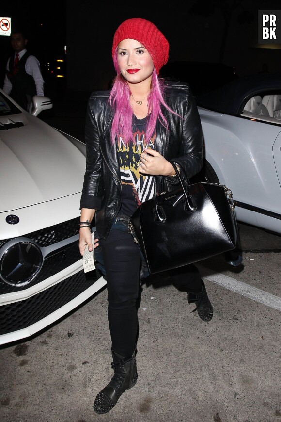 Demi Lovato a aussi craqué pour la coloration rose