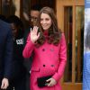 Kate Middleton lors de sa dernière sortie officielle avant l'arrivée du deuxième Royal Baby