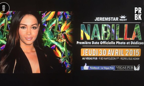 Nabilla Benattia : première sortir en boite de nuit le 30 avril 2015