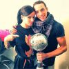 Alizée et Grégoire Lyonnet avec le trophée de Danse avec les Stars 4